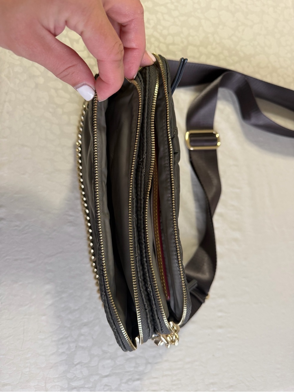 Excellent Used Condition MZ Wallace Quilted Crossbody Bag with Chain - Picture 6 of 10